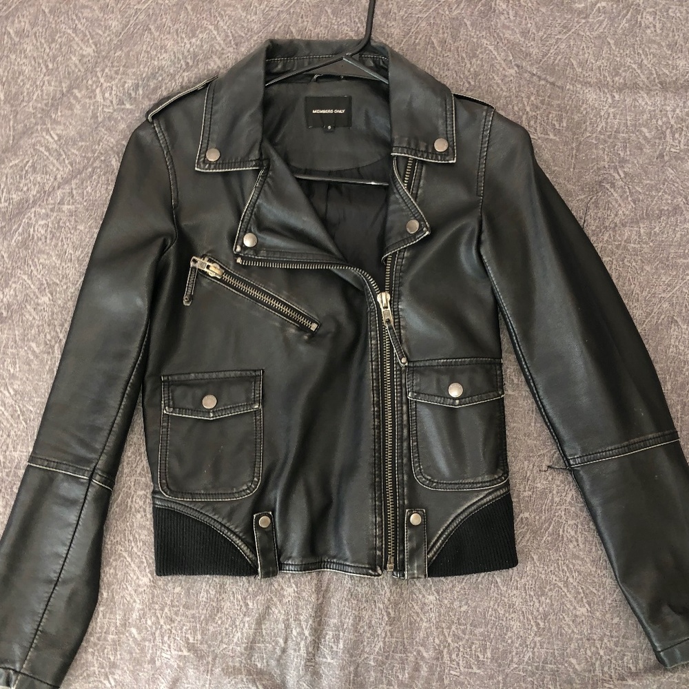 Faux Leather Jacket